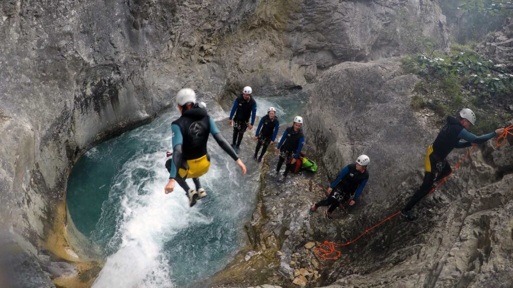 canyoning dans les hautes alpes