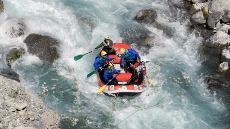 rafting à serre-chevalier, descente guisane