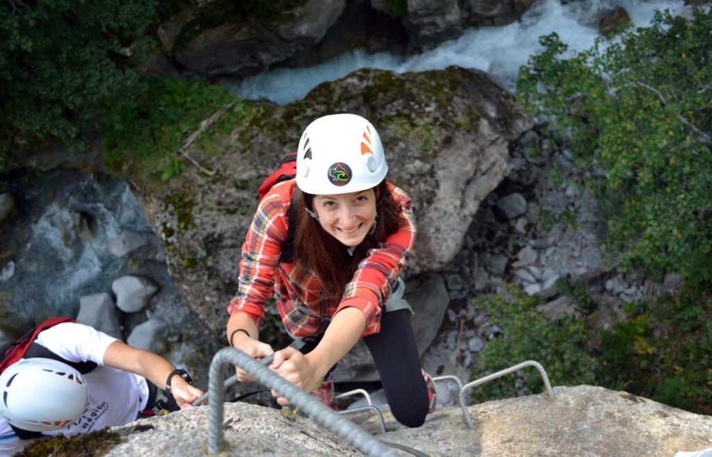 Via Ferrata à l'Argentière La Bessée dans les Hautes Alpes